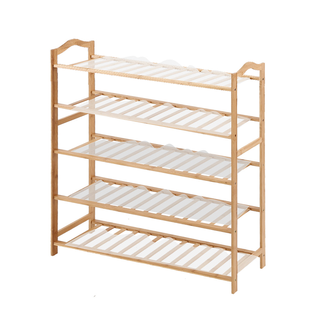 Levede Shoe Rack Bamboo Storage Wooden