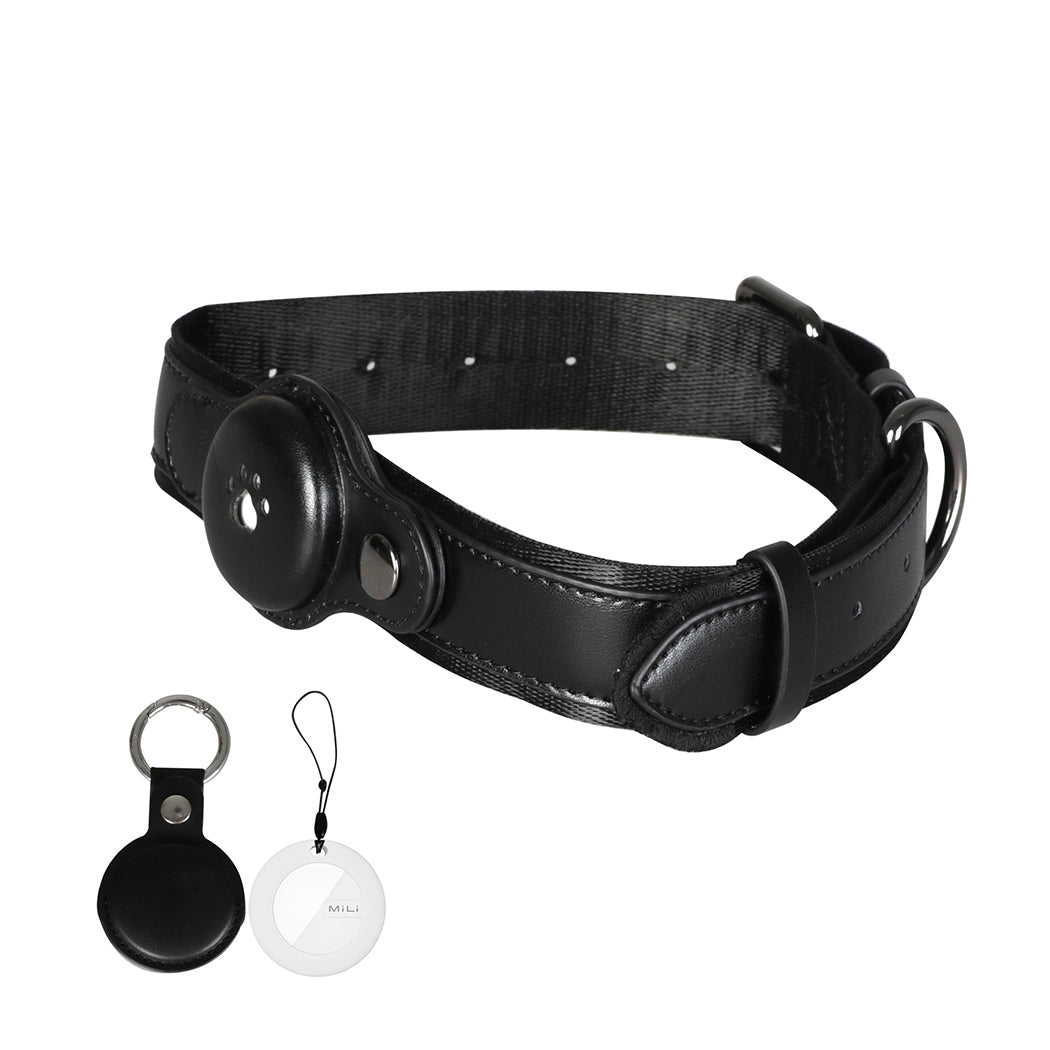 PaWz Bluetooth Pet Tracker Collar Dog Black