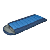 Mountview Sleeping Bag Outdoor Camping Blue