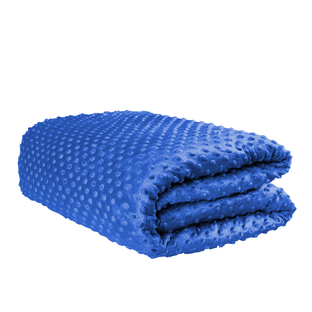 DreamZ Weighted Blanket Cover Quilt Blue