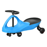 BoPeep Kids Ride On Swing Car Toys Wiggle Blue
