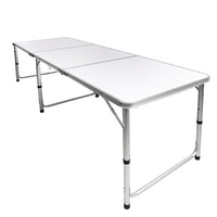 Levede Folding Camping Table Aluminium Silver