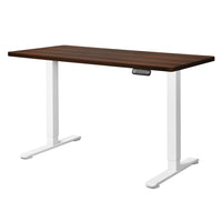 Levede Motorised Standing Desk Adjustable 140cm Walnut 1000x 1MM