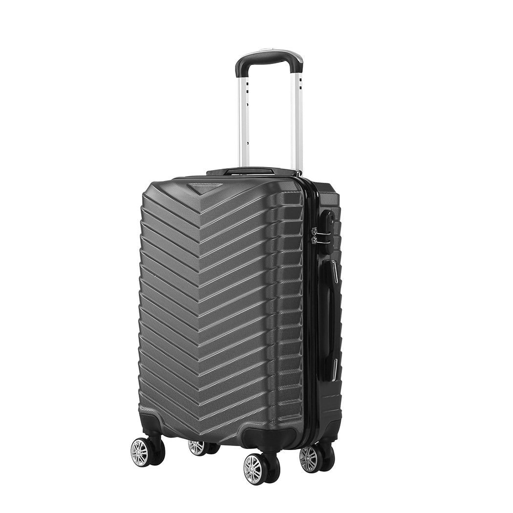 Slimbridge 20" Carry On Travel Luggage Grey 20 inch