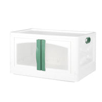 Foldable Storage Box Stackable Container Green