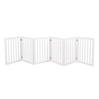 PaWz Wooden Pet Gate Dog Fence Safety White 100 Pack