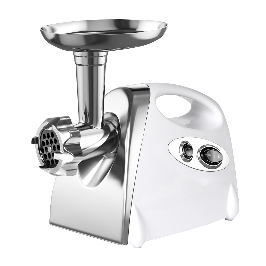 800W Electric Meat Grinder Mincer Sausage White