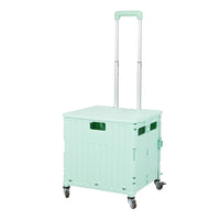 Folding Shopping Trolley Cart Portable Green