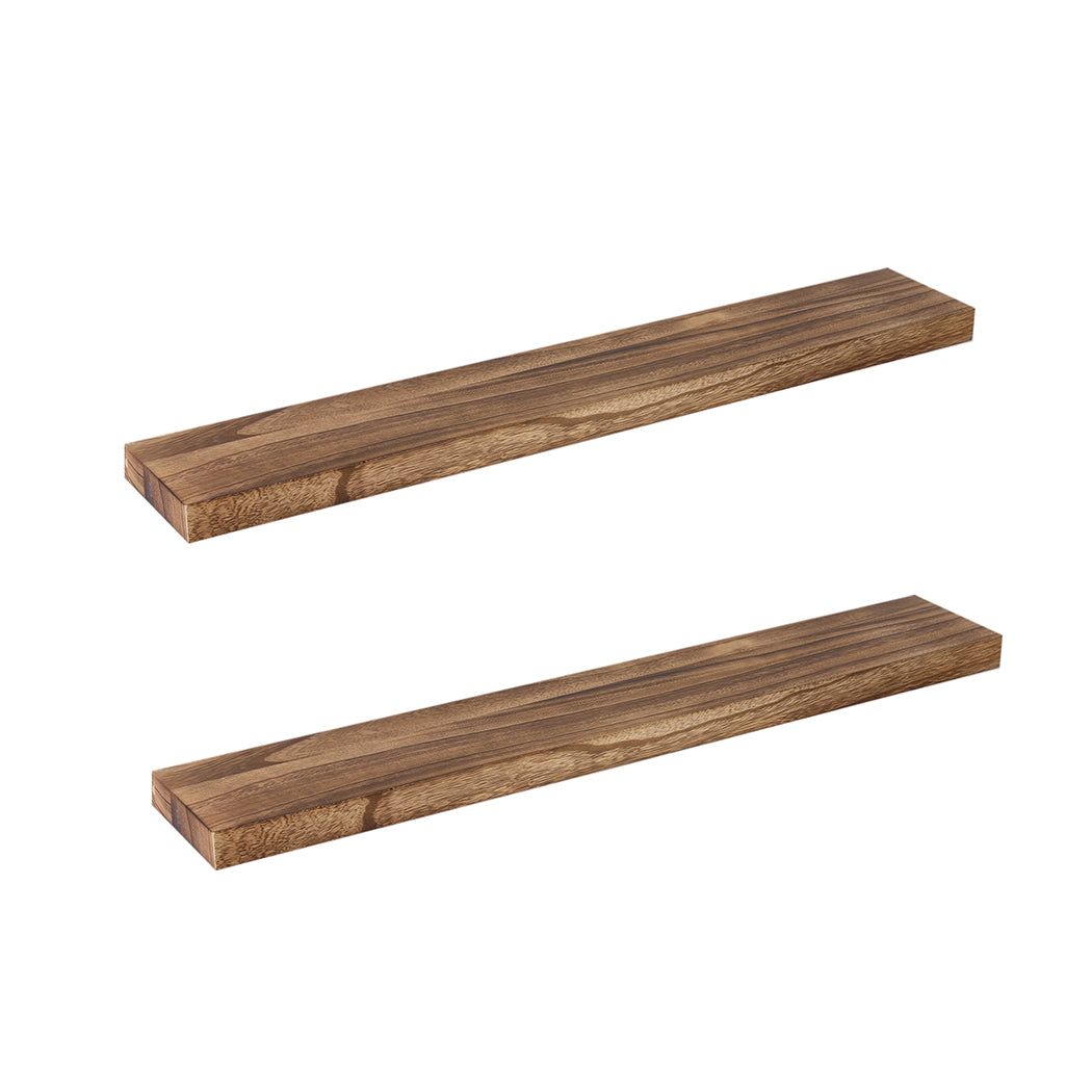 Levede 2Pcs Floating Shelves Wall Mounted Large