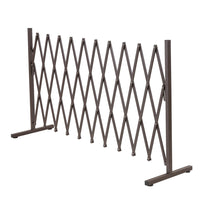 Garden Security Fence Gate Gate Metal Brown