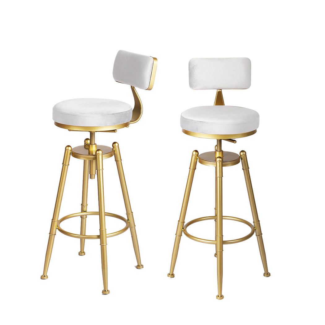 Levede 1x Bar Stools Kitchen Stool Chair White