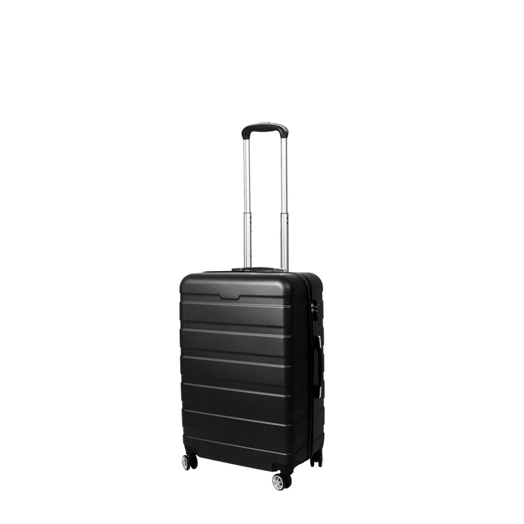 Slimbridge 20" Carry On Luggage Case Black 20 inch