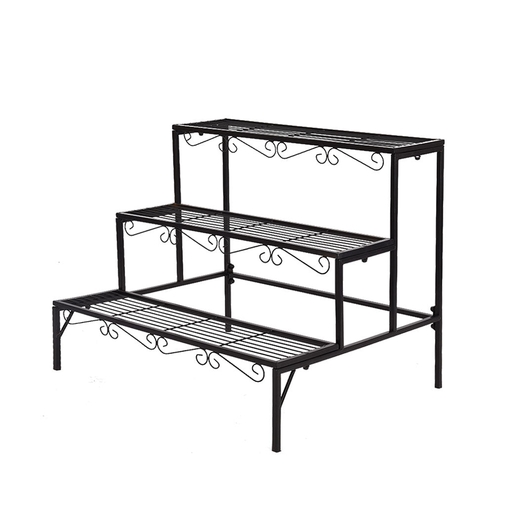 Levede Plant Stand 3 Tier Rectangle