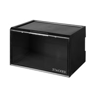 Stacked Shoe Storage Box LED Sneaker 1PC Black`White`Clear