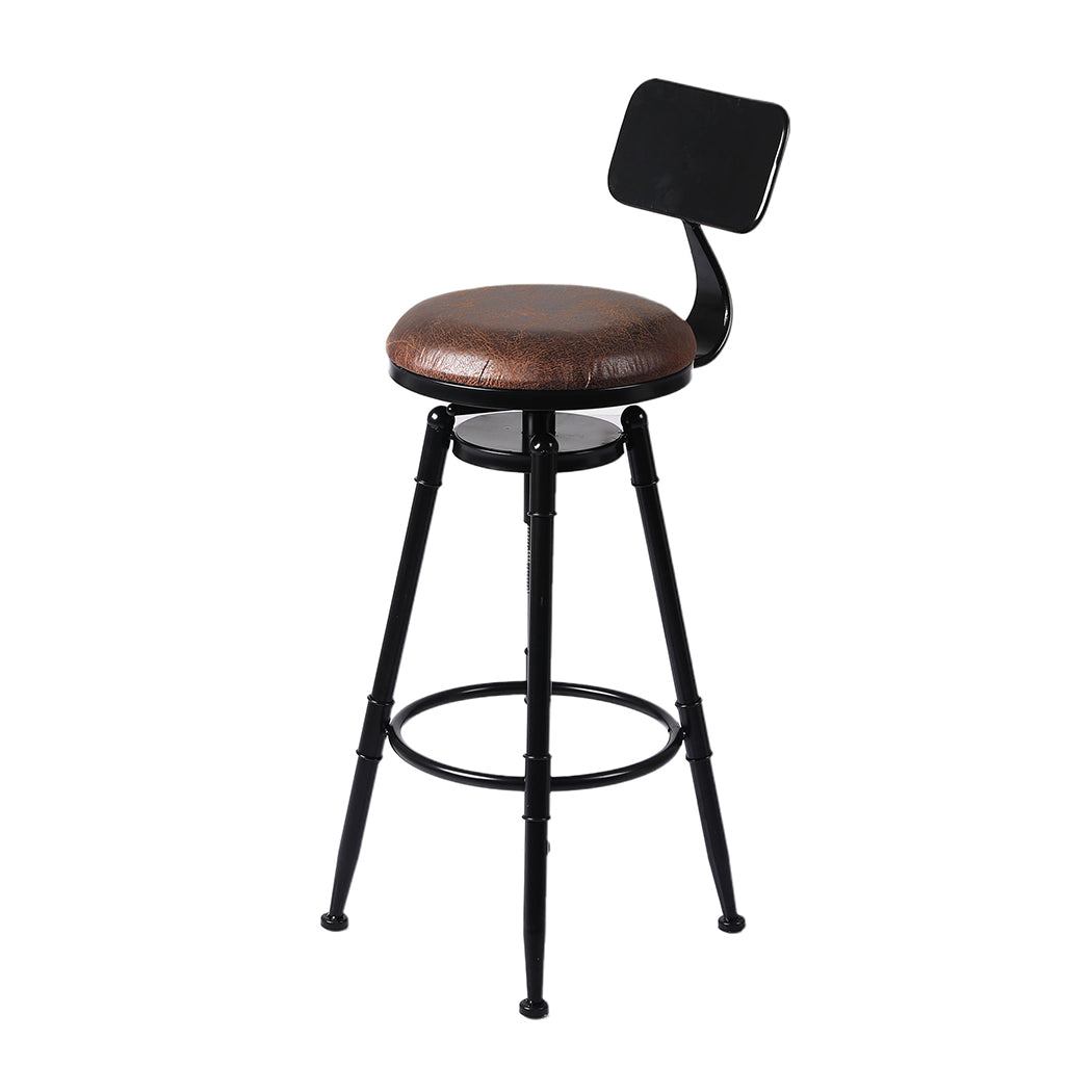 Levede 1x Industrial Bar Stools Kitchen