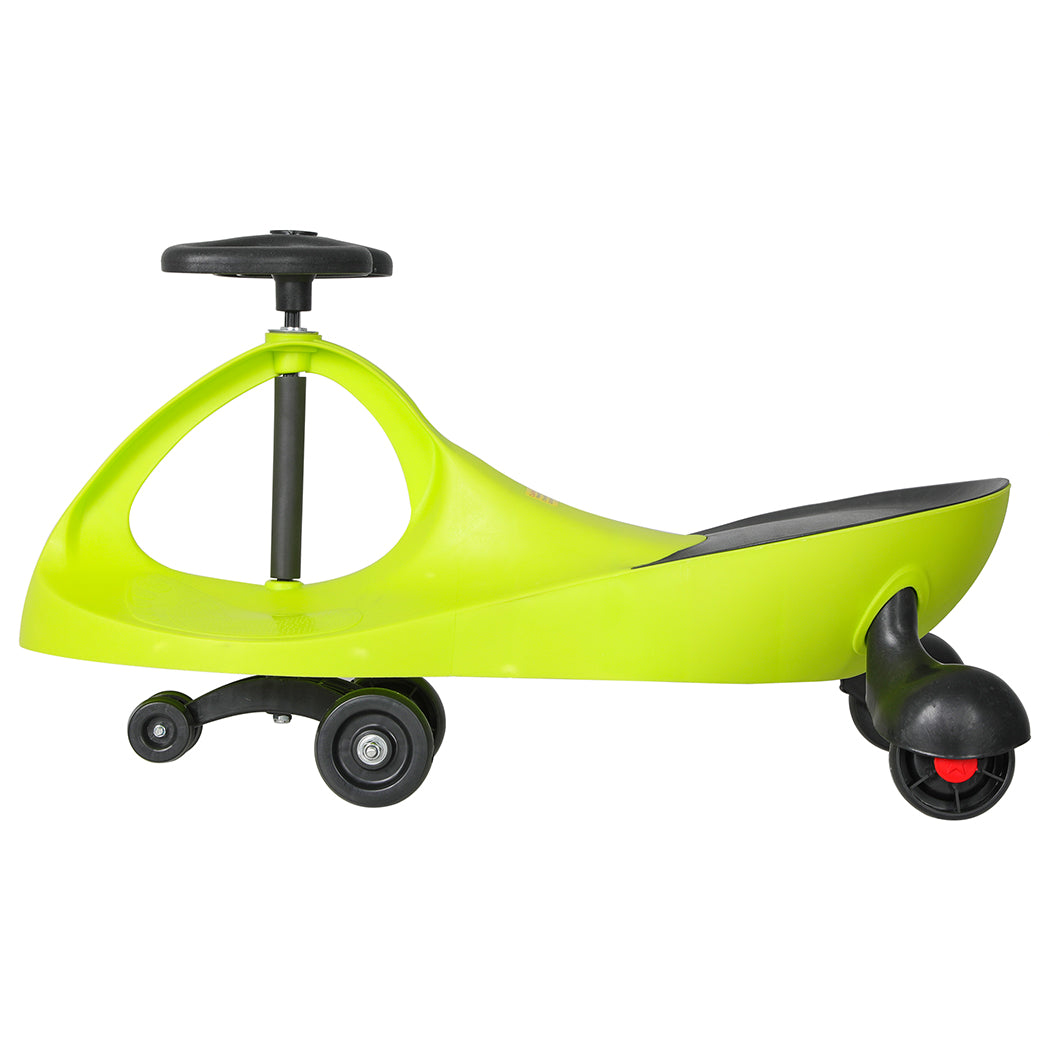 BoPeep Kids Ride On Swing Car Toys Wiggle Yellow