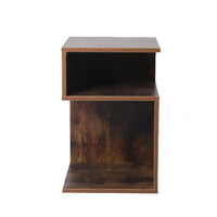 Levede 2x Bedside Tables Wood Side End Oak