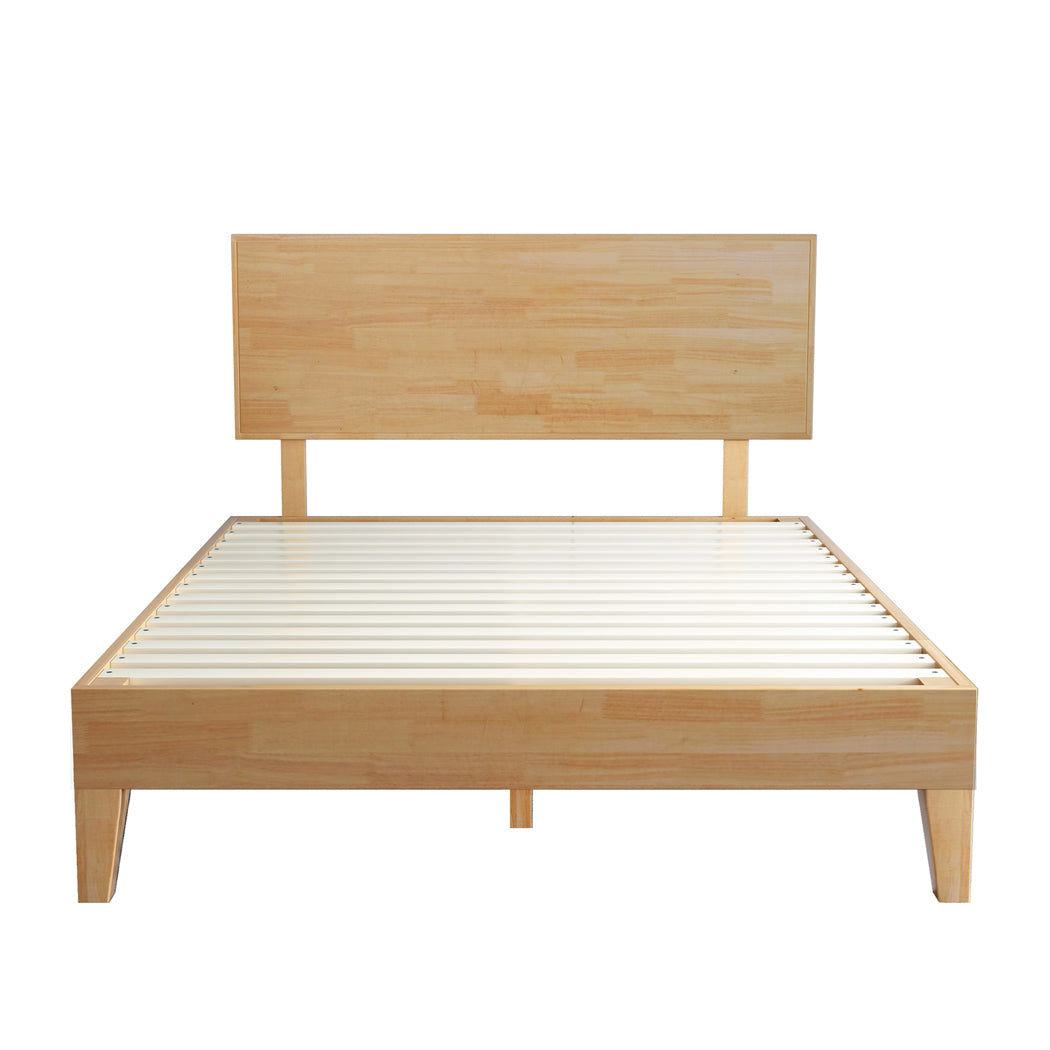 Levede Double Rubberwood Bed Frame