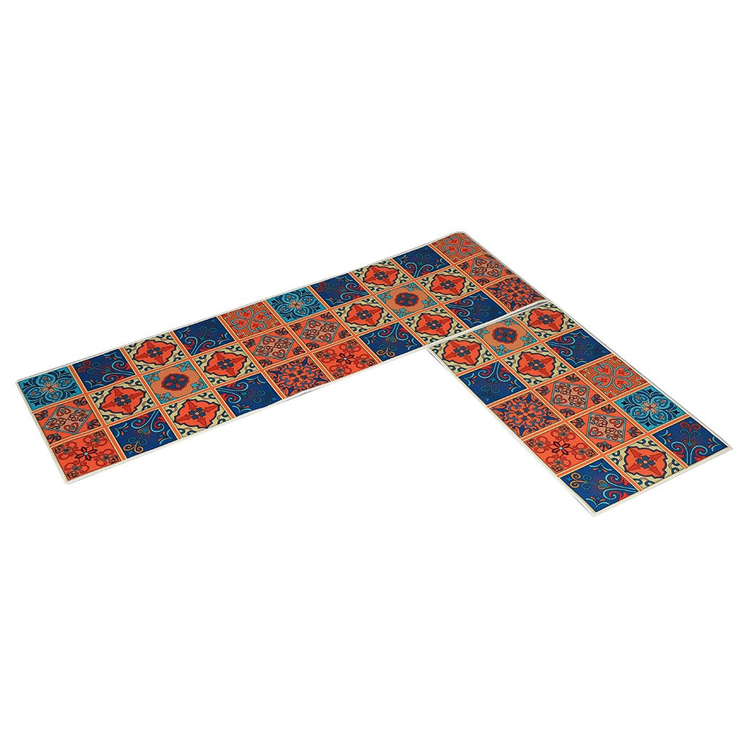 Marlow 2x Kitchen Mat Floor Rugs Area 45x150cm