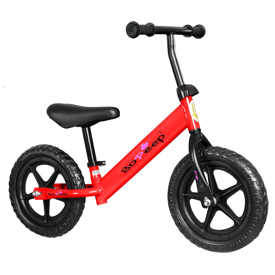 BoPeep Kids Balance Bike Ride On Toys Red