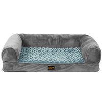 PaWz Pet Bed Sofa Dog Beds Bedding Soft M Grey Medium