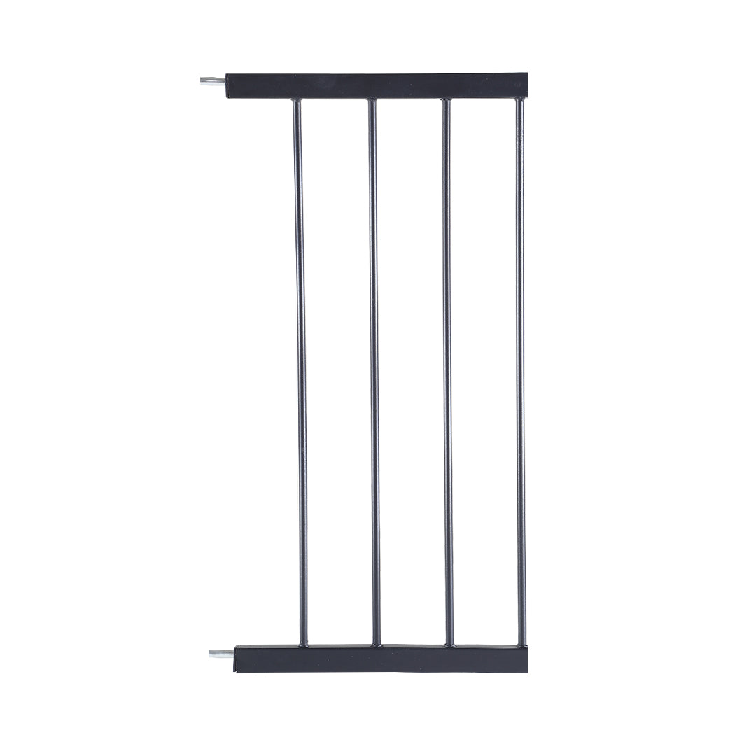 Levede Baby Safety Gate Adjustable Pet Black 30cm Extension