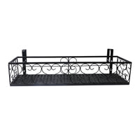 Levede Plant Stand Outdoor Indoor Home Black Rectangle