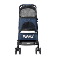 PaWz Large Pet Stroller Dog Cat Carrier Blue