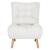 Levede Lounge Accent Chair Sofa Recliner Cream