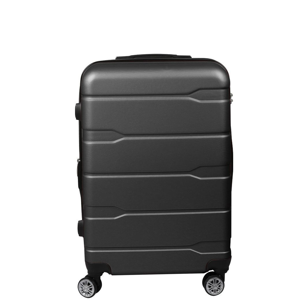 Slimbridge 20" Expandable Luggage Carry Black 20 inch