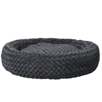 PaWz Calming Dog Bed Warm Soft Plush XL Dark Grey X-Large