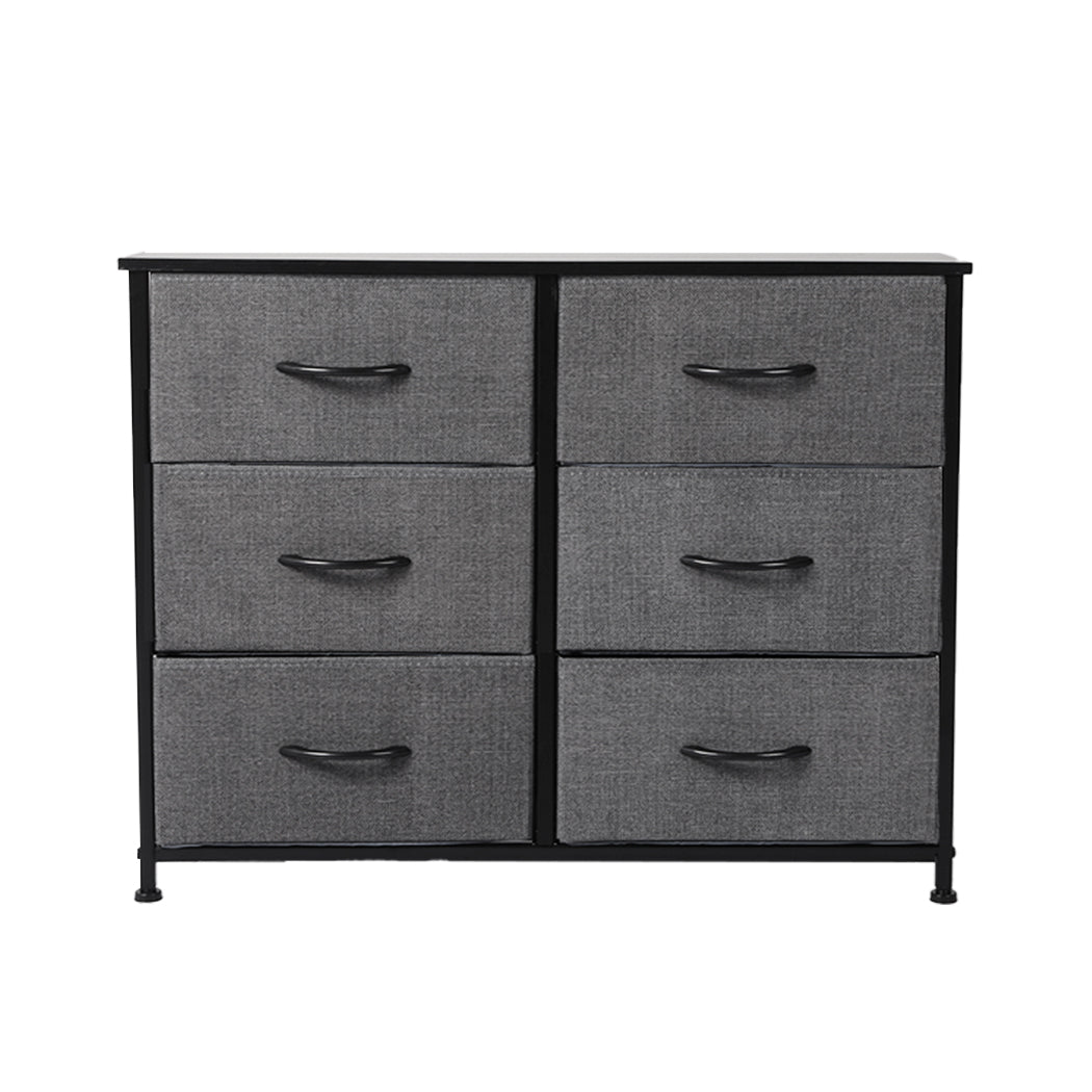 Levede Storage Cabinet Tower Chest Dark Grey