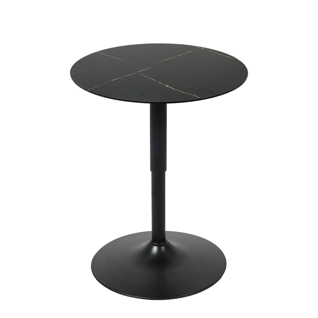 Levede Bar Table Swivel Gas Lift Counter Black