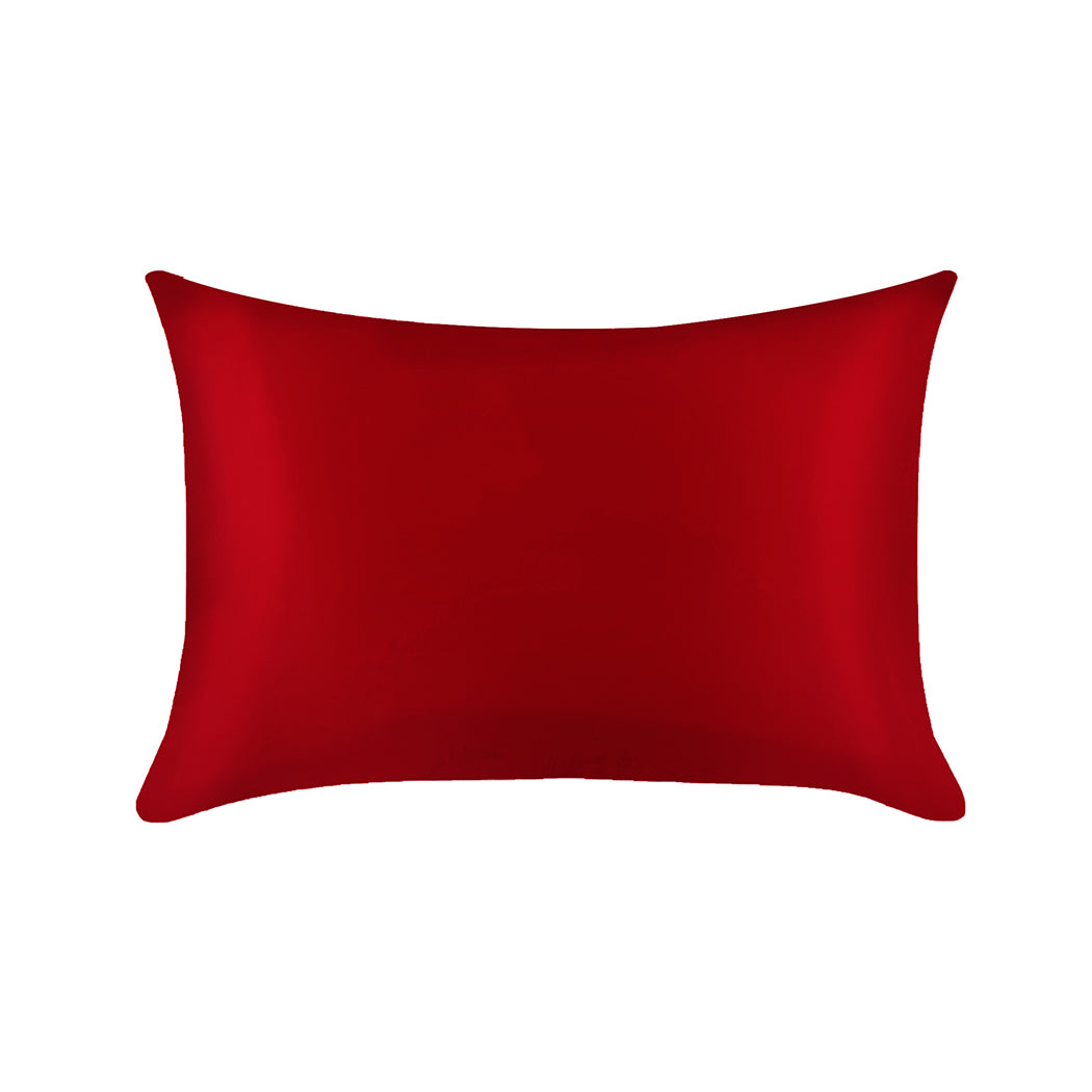 DreamZ 100% Mulberry Silk Pillow Case Burgundy