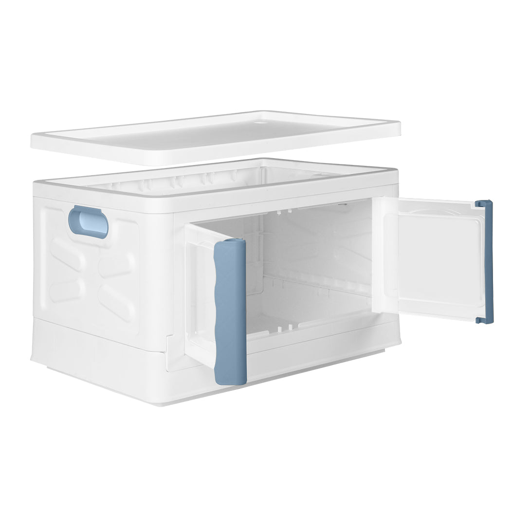 Storage Box Stackable Container 45L Blue