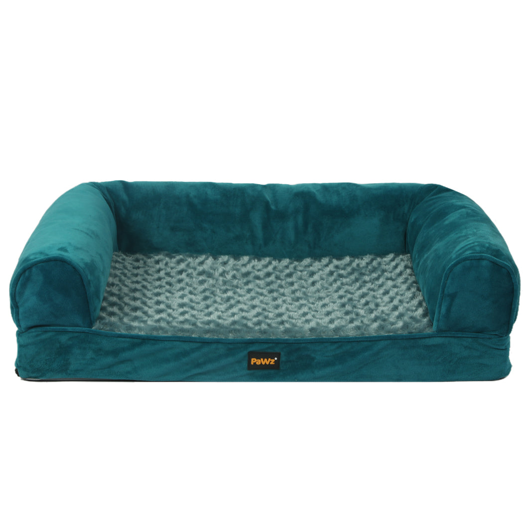 PaWz Pet Bed Sofa Dog Bedding Soft Warm L Blue Large