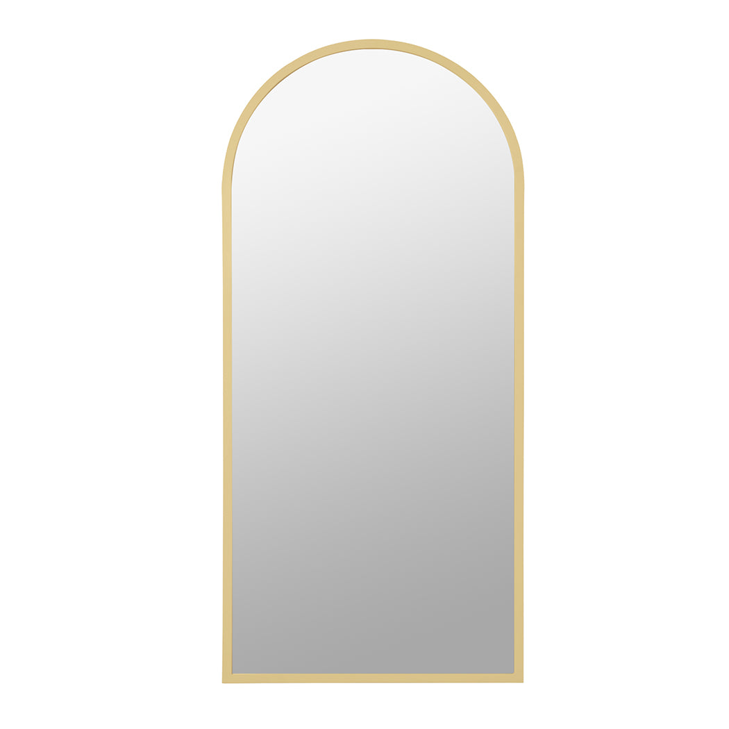 Yezi Floor Mirror Full Length Mirrors 1.8M Gold White