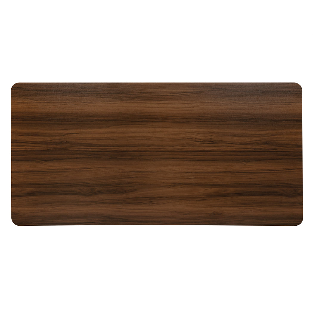 Levede Desktop For Motorised Adjustable Black 140X70CM Walnut