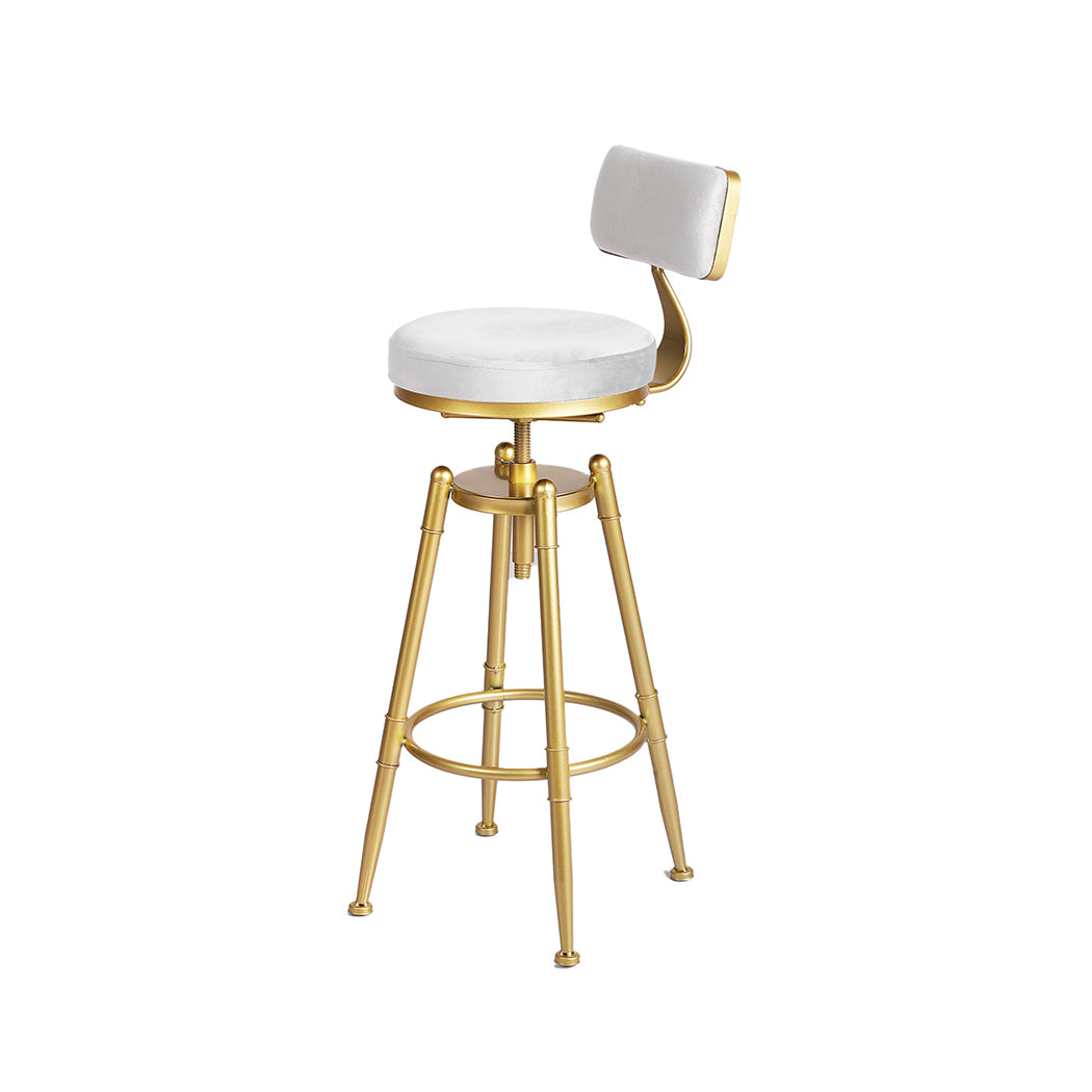 Levede 1x Bar Stools Kitchen Stool Chair White