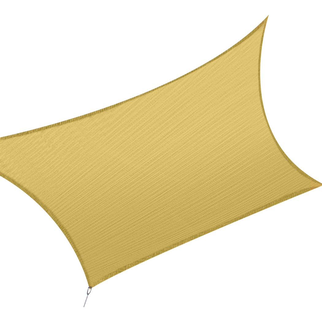 Mountview Sun Shade Sail Cloth Canopy Sand 180