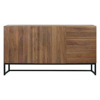 Levede Buffet Sideboard Storage Cabinet Walnut