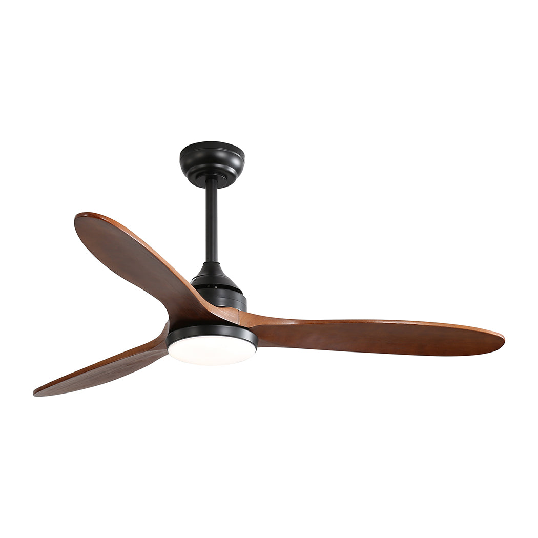 Spector 52'' Ceiling Fan DC Motor LED Walnut