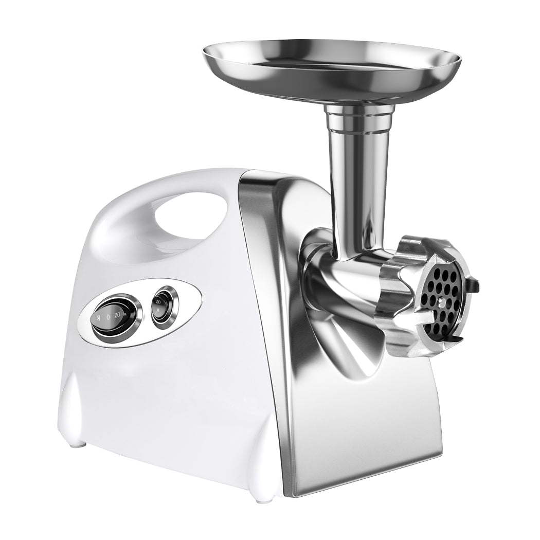 800W Electric Meat Grinder Mincer Sausage White