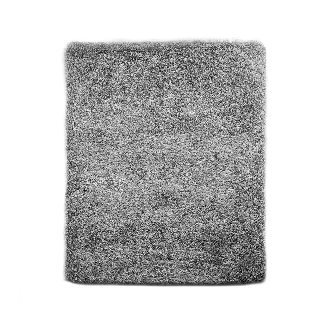 Marlow Floor Rugs Shaggy Rug Soft Large Grey 230x200cm
