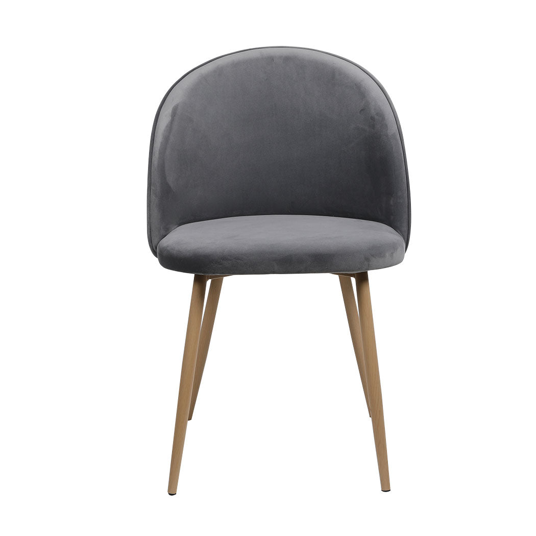 Levede 2x Dining Chairs Seat French Grey