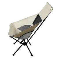 Levede Camping Chair Folding Outdoor Large Beige