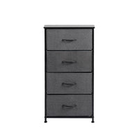 Levede Storage Cabinet Tower Chest Dark Grey