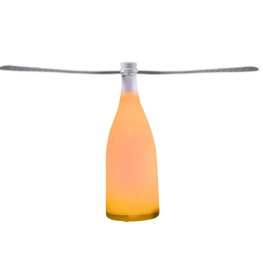 Lambu LED Repellent Fly Fan Entertaining Orange