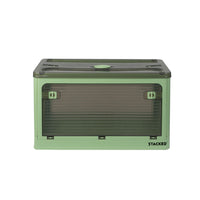 Storage Containers Stackable Lid Clothes S Green Small