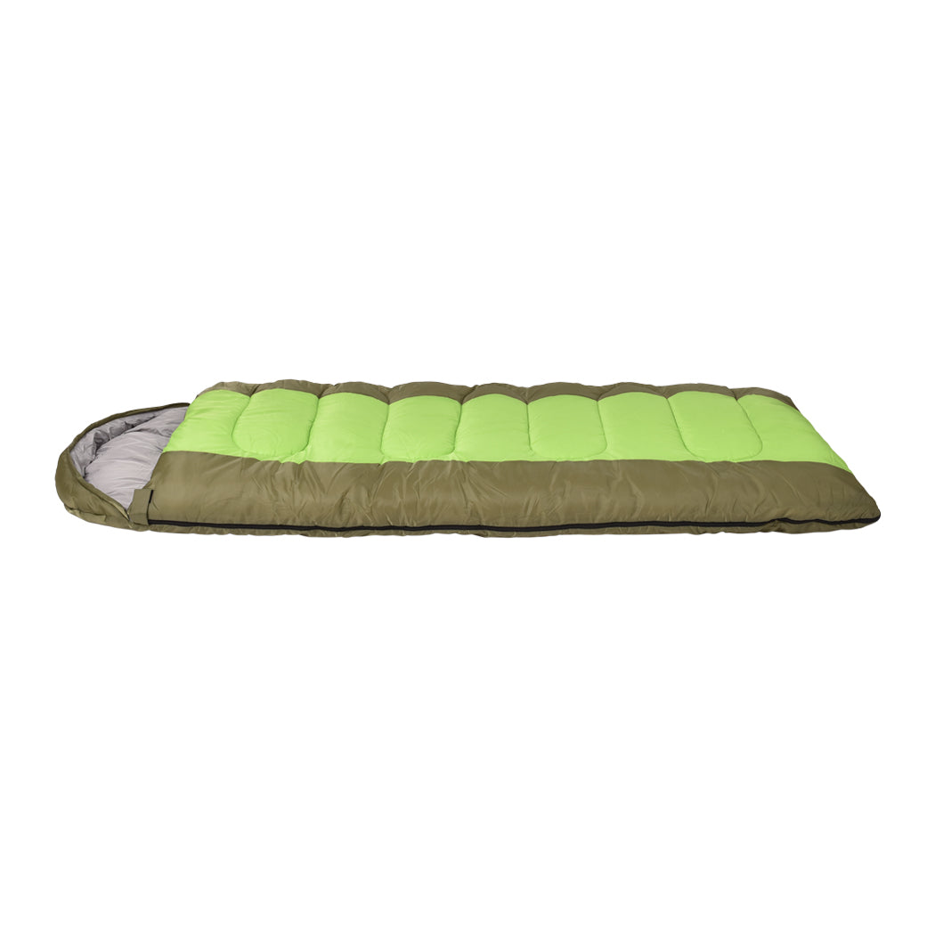 Mountview Sleeping Bag Outdoor Camping Green